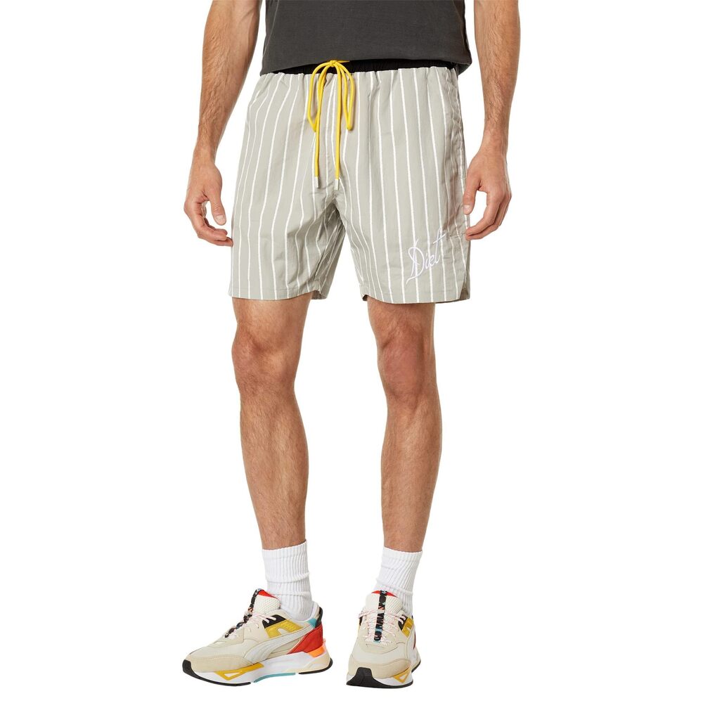 Diet Starts Monday Pinstripe Shorts Grey Pin SM